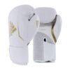 Boxing gloves Speed 100 Adidas white color with gold logo
