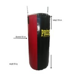 UltraWide Pro Series boks vreča polna, Pride premera 50 cm, črno rdeče barve